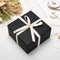 Black Gift Boxes with Lids 8x8x4 Inches 10 Pack Groomsmen Proposal Cardboard Craft Small Gift Box for Christmas, Wedding, Graduation, Holiday, Birthday Presents Packaging